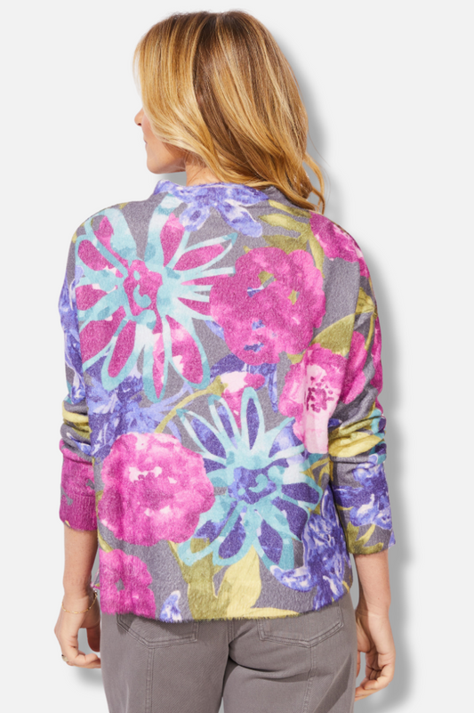 Roll Neck Sweater - Multi Color