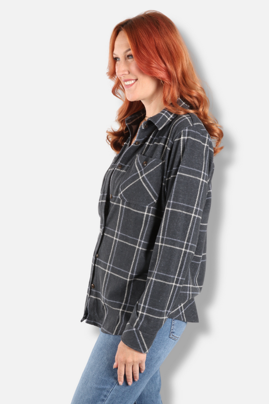 Flannel Shirt - Grey