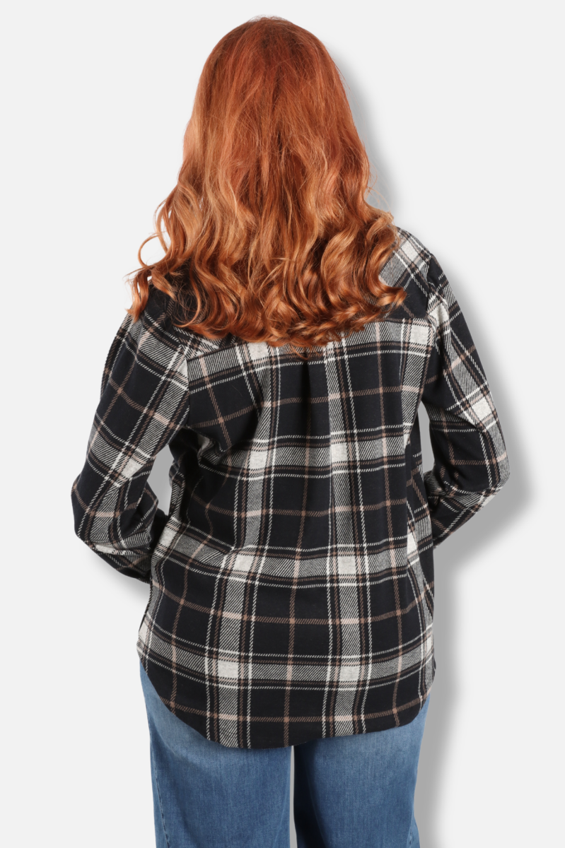 Flannel Shirt - Black
