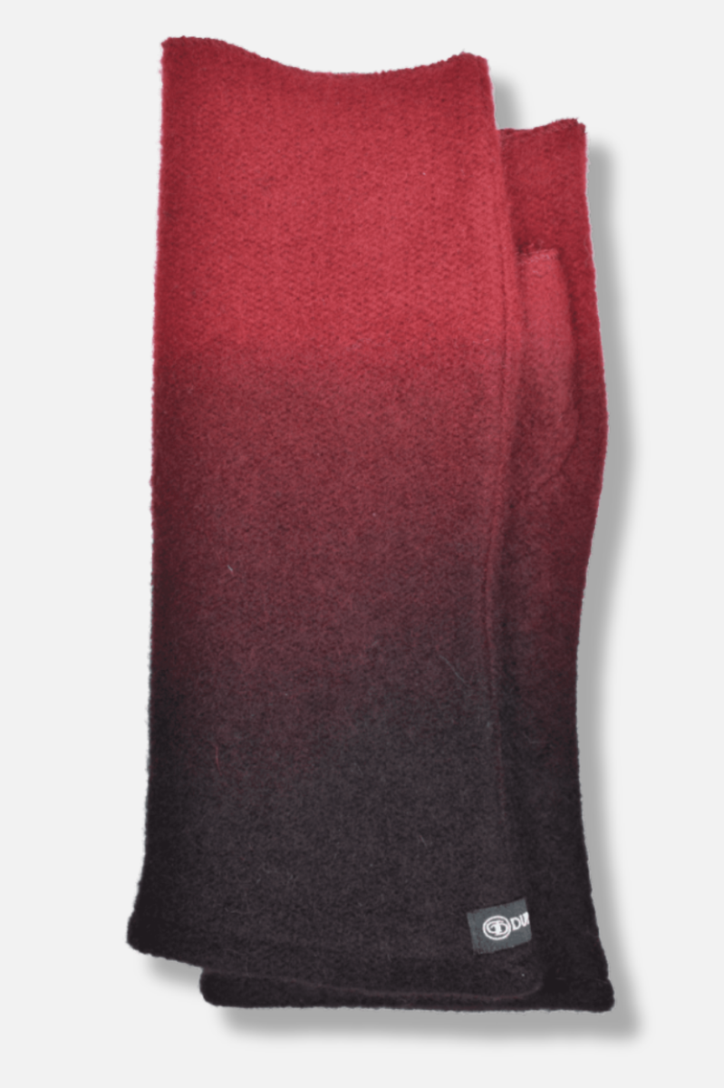 Gayle Fingerless Glove - Red Ombre