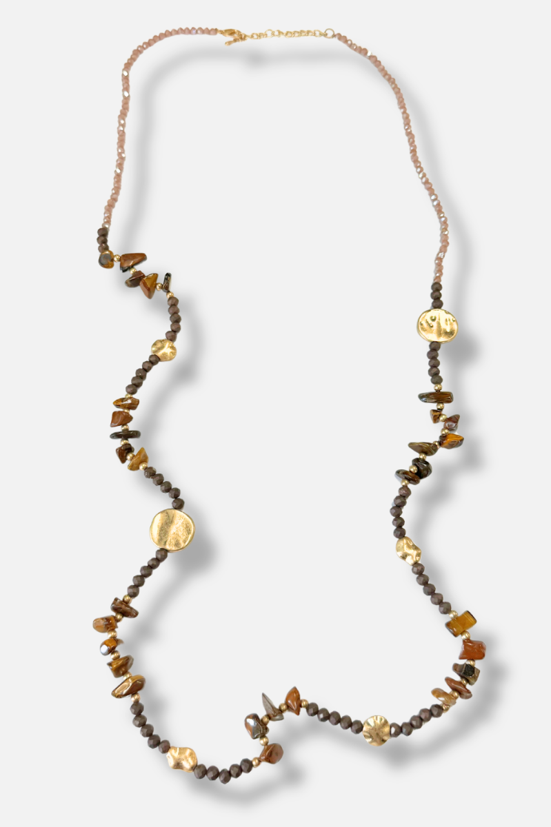 Solara Mixed Bead Necklace