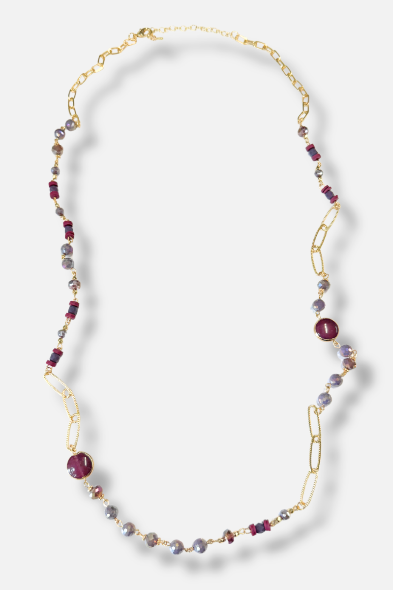 Amara Mixed Bead Necklace