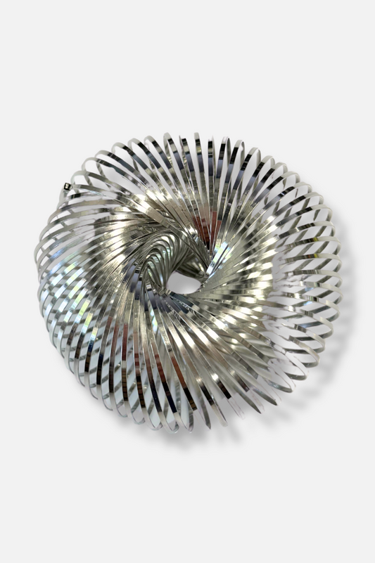 Solenne Sculptural Wire Bracelet - Silver