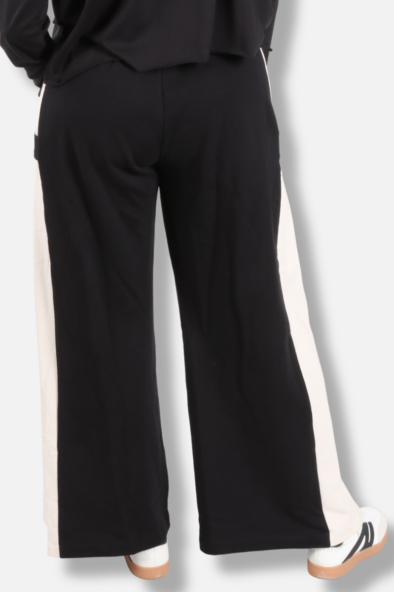 Side Tab Pant - Black & Stone