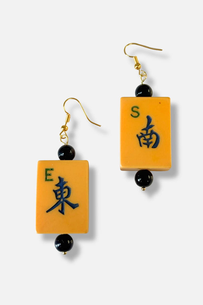 Mah-Jongg Earrings #1