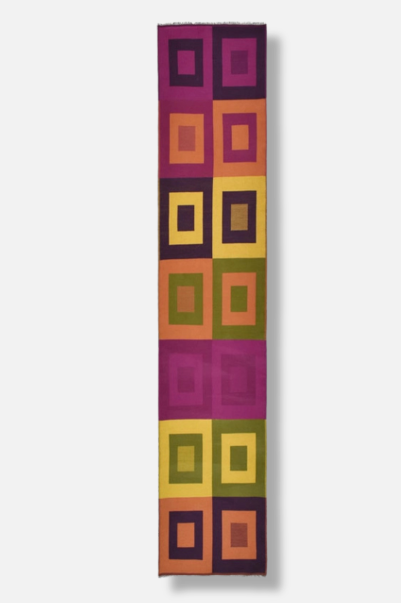 Grammy Colorblock Scarf - Purple