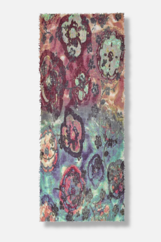 Dorthea Abstract Floral Scarf