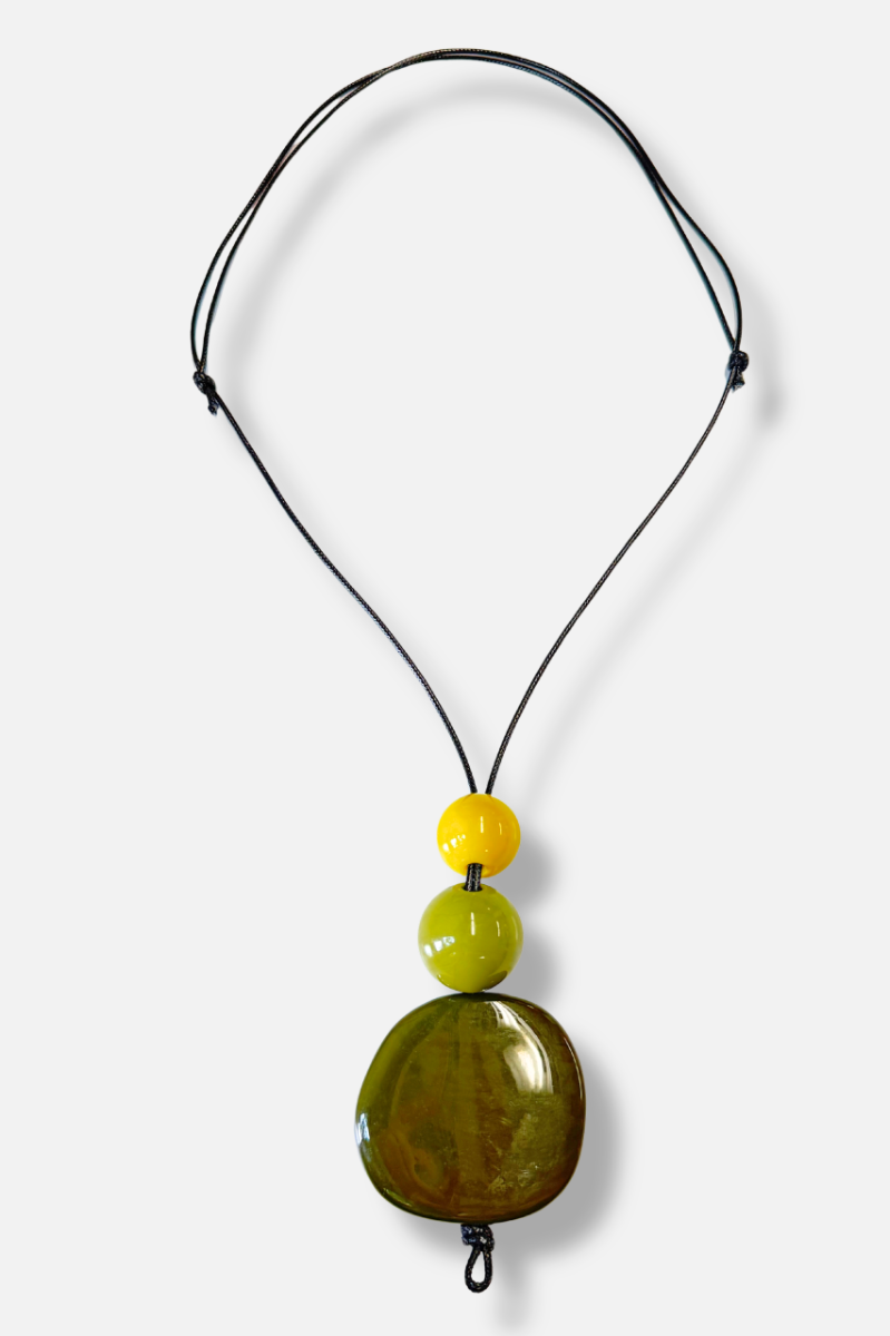 Wisdom Necklace - Juniper, Olive, Goldenrod