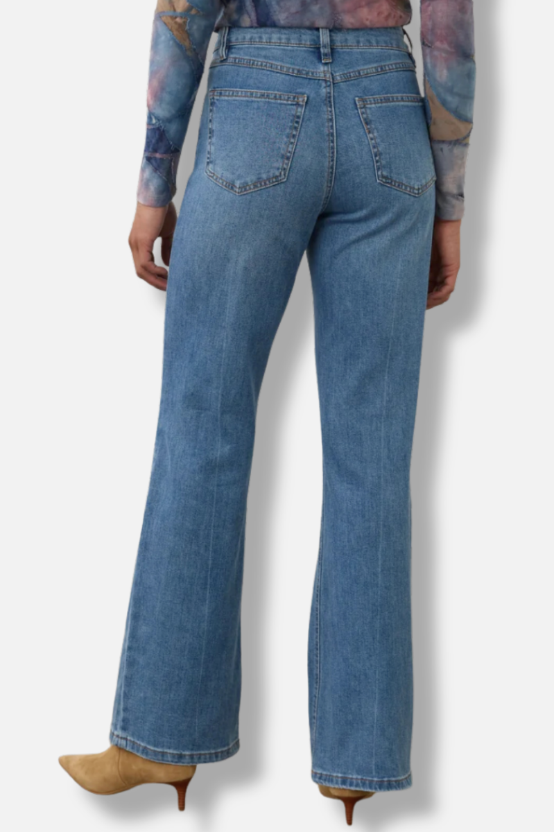 Olivia Bootleg Denim - Medium Blue