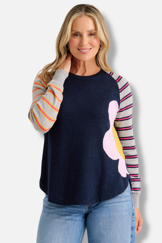 Bright Side Sweater - Dark Denim