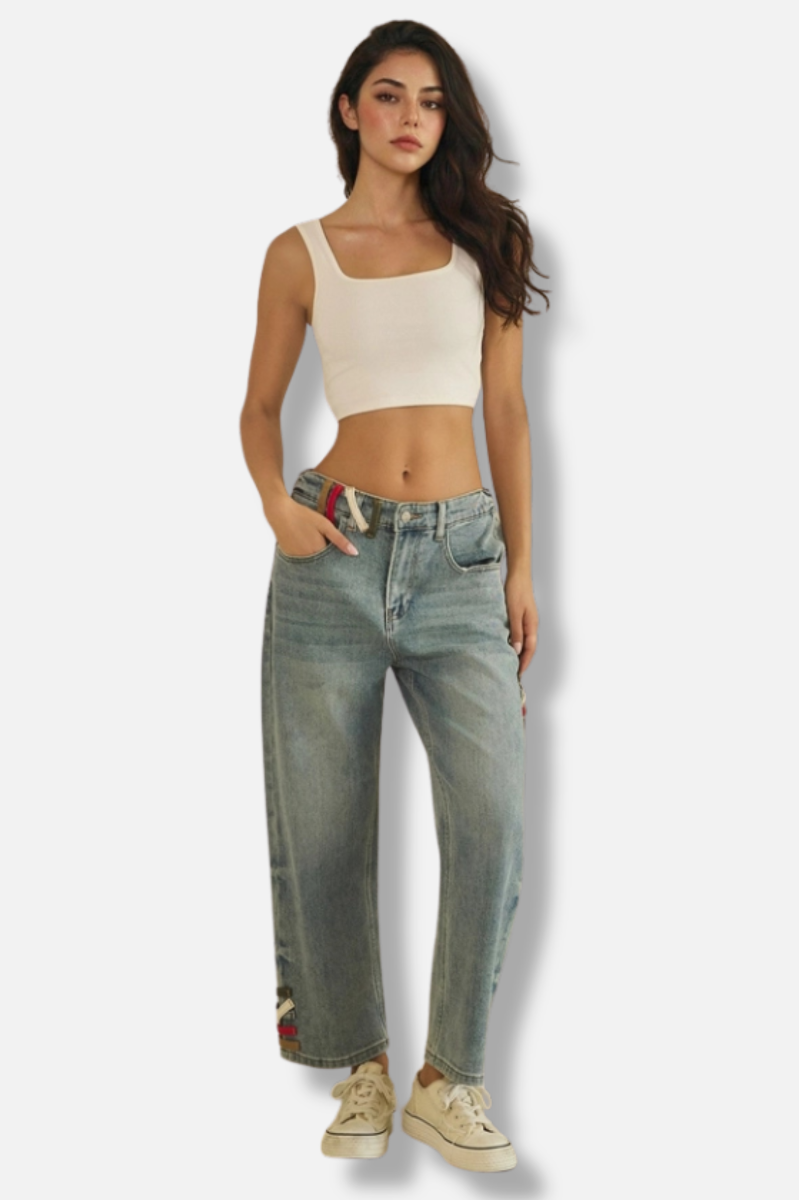 Belt Loop Jeans - Denim