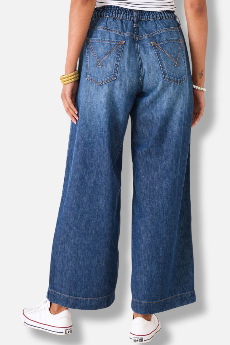 Londonberry Drawstring Jeans - Lapis