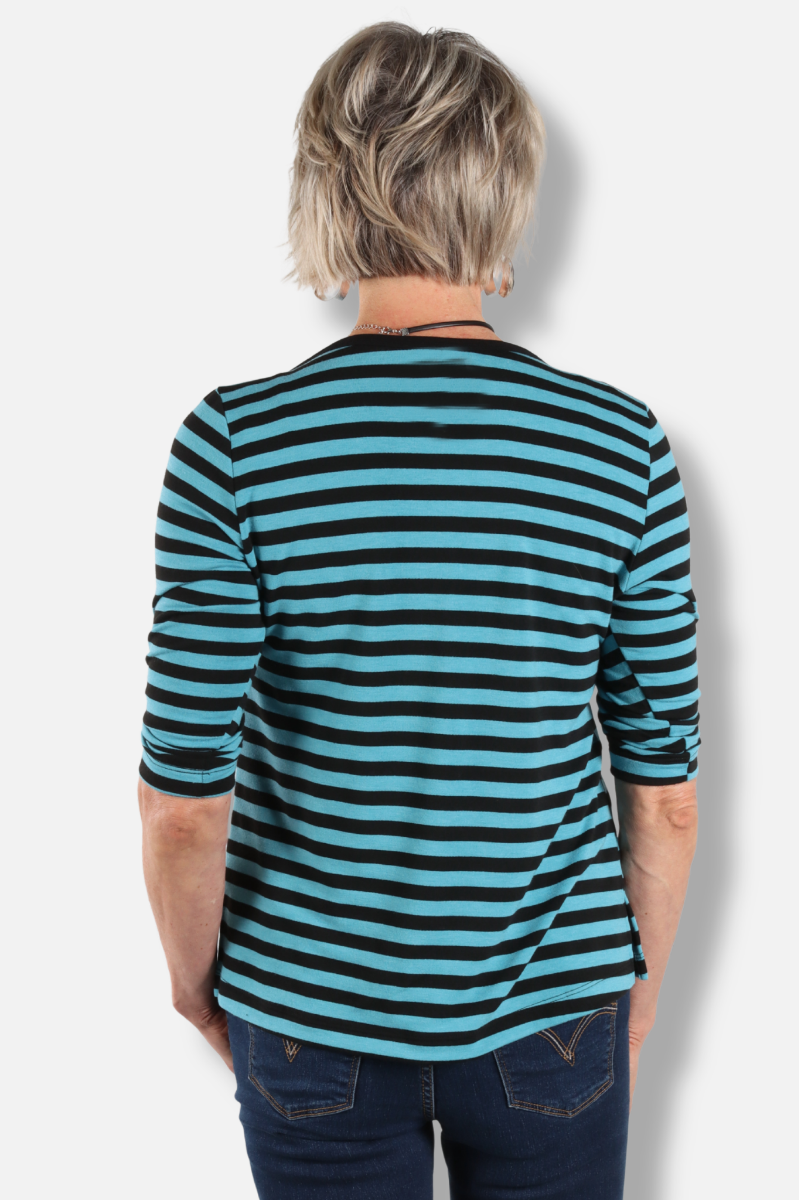Striped Tee - Blue