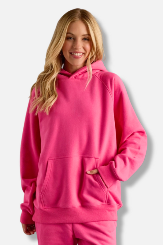 Hooded Sweatshirt - Pink