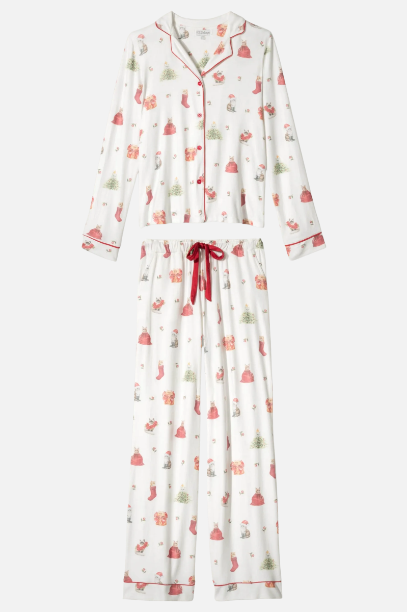 Butter Jersey PJ Set - Feline Festive