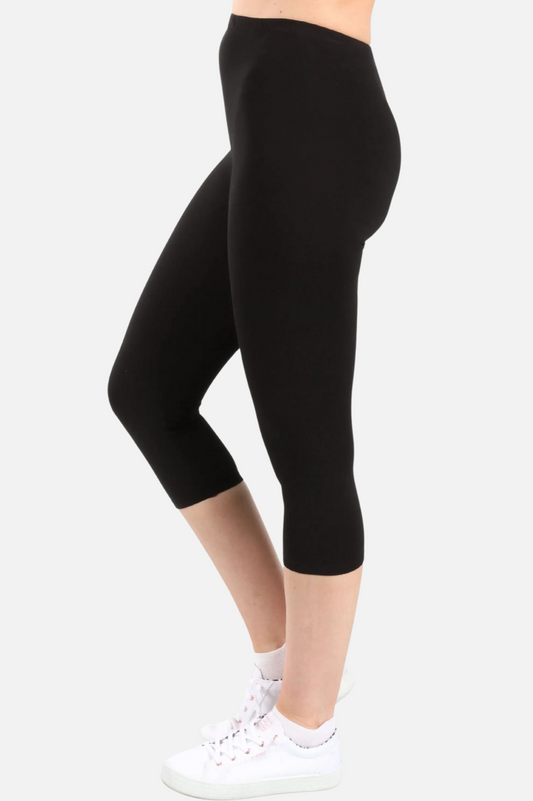 Capri Legging Plus - Black