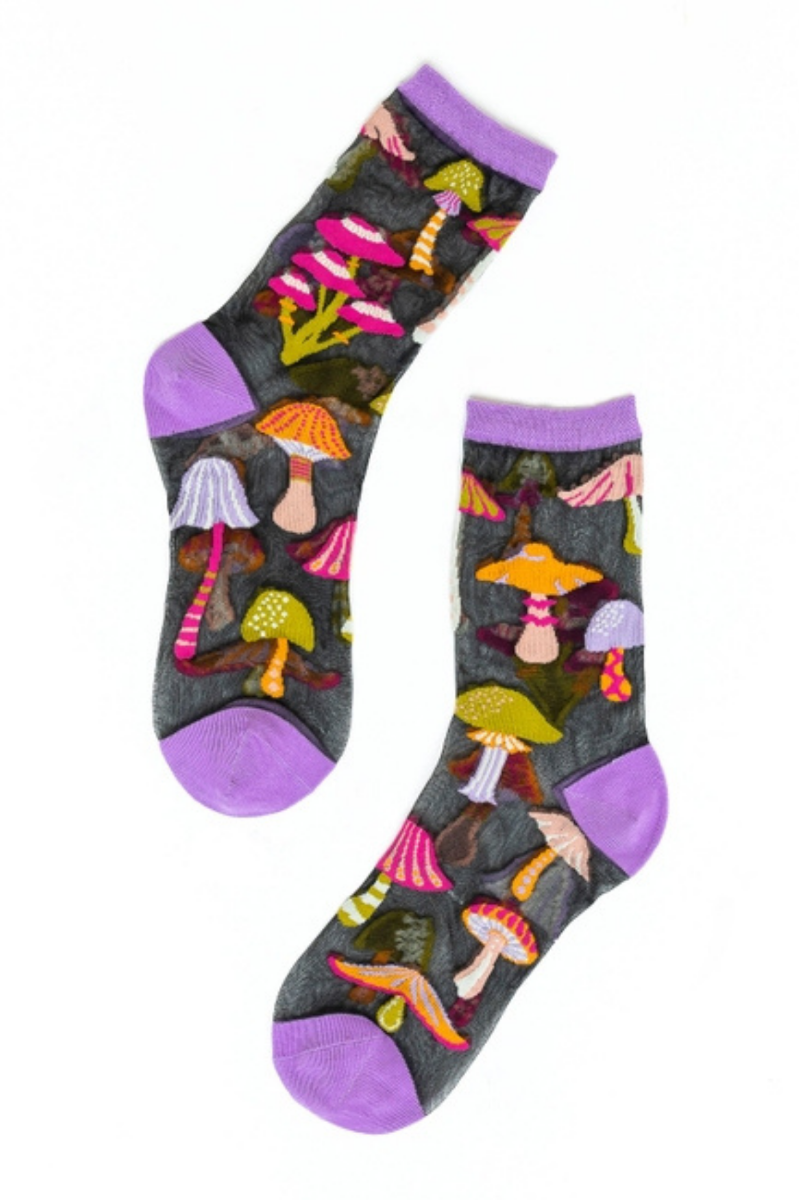Sheer Sock - Magic Mushroom
