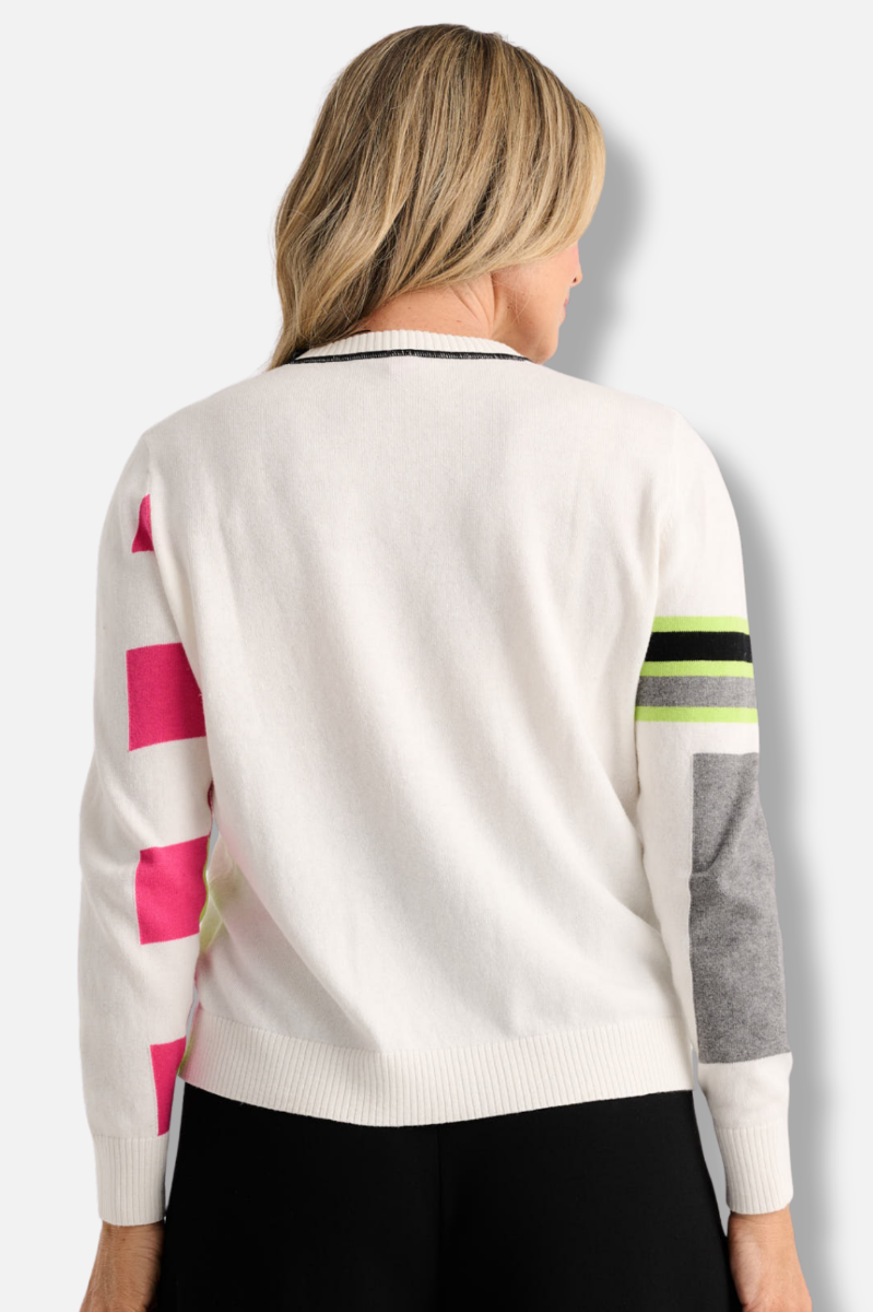 Zaket & Plover Weekend Ease Sweater - White