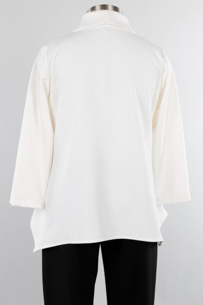 Shawl Collar Jacket - Ivory