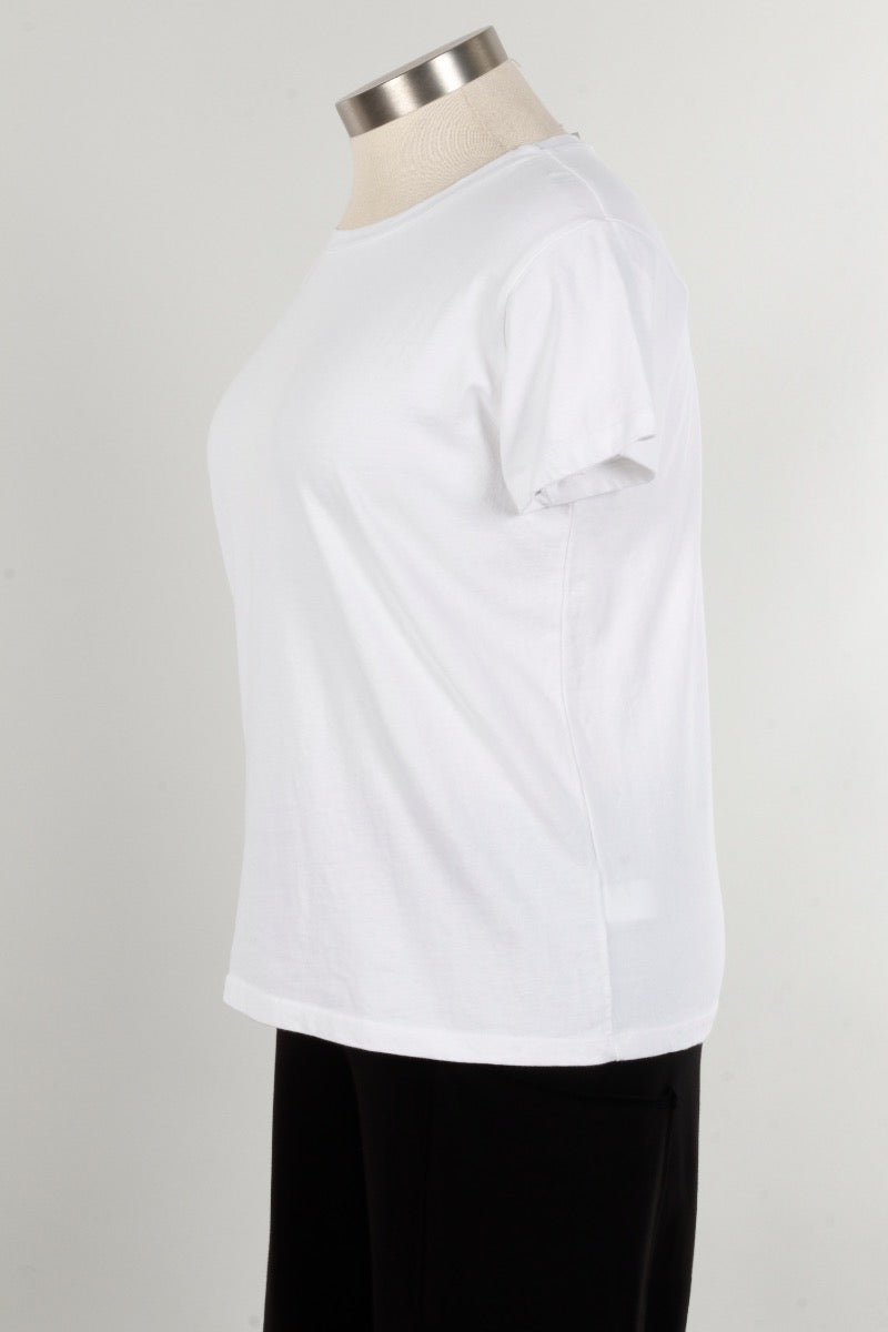 Short Sleeve Crew - White