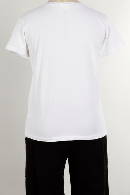 Short Sleeve Crew - White