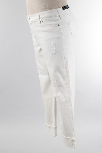 Marley Girlfriend Jean - Bone White