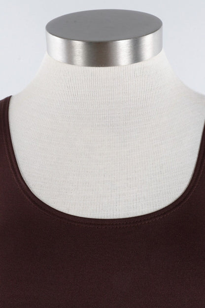 Longer High/Scoop Tank - Walnut