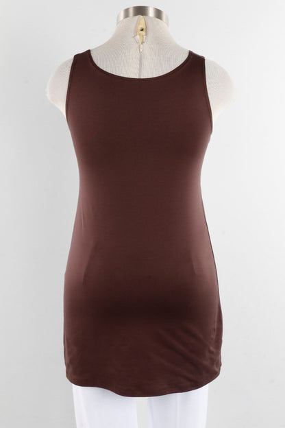 Longer High/Scoop Tank - Walnut