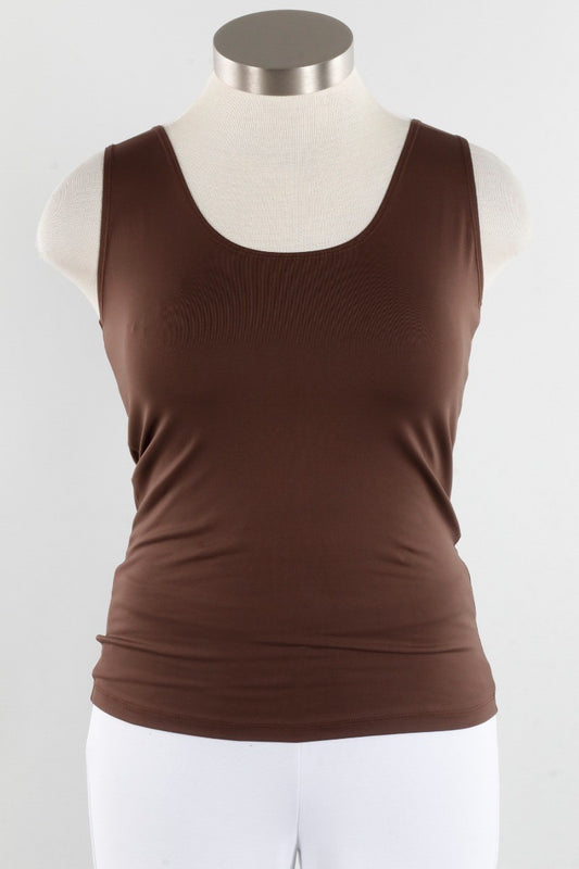 High/Scoop Tank - Walnut