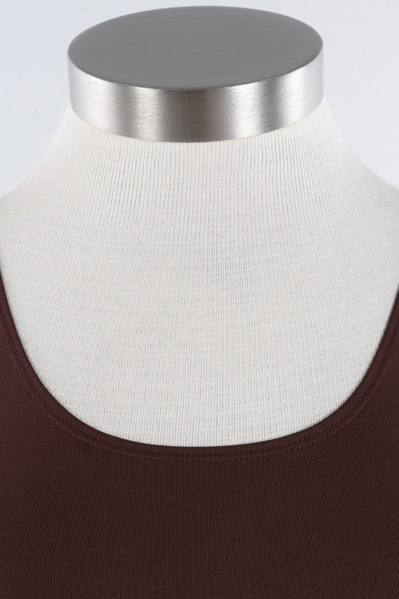 High/Scoop Tank - Walnut