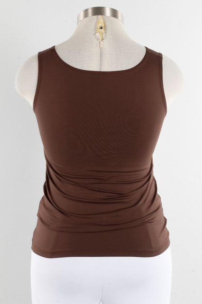 High/Scoop Tank - Walnut