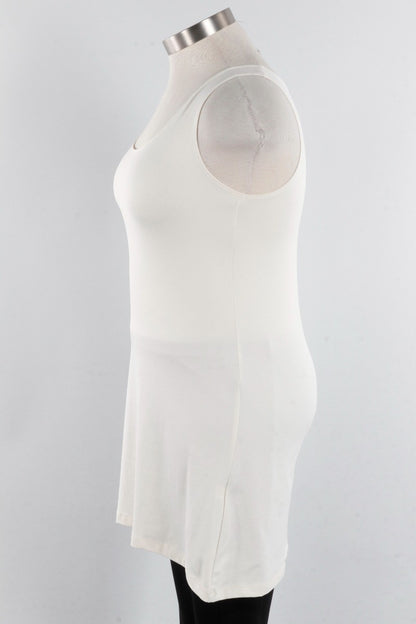 Longer High/Scoop Tank - Cream