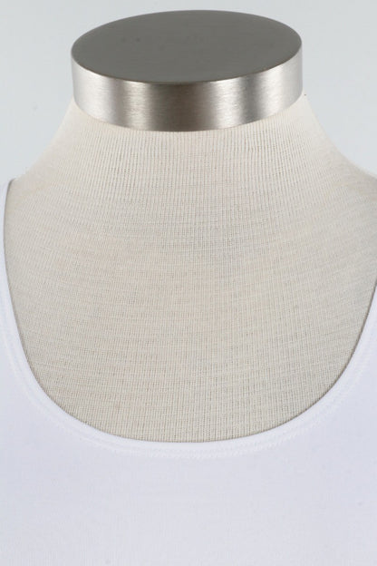 High/Scoop Tank - White