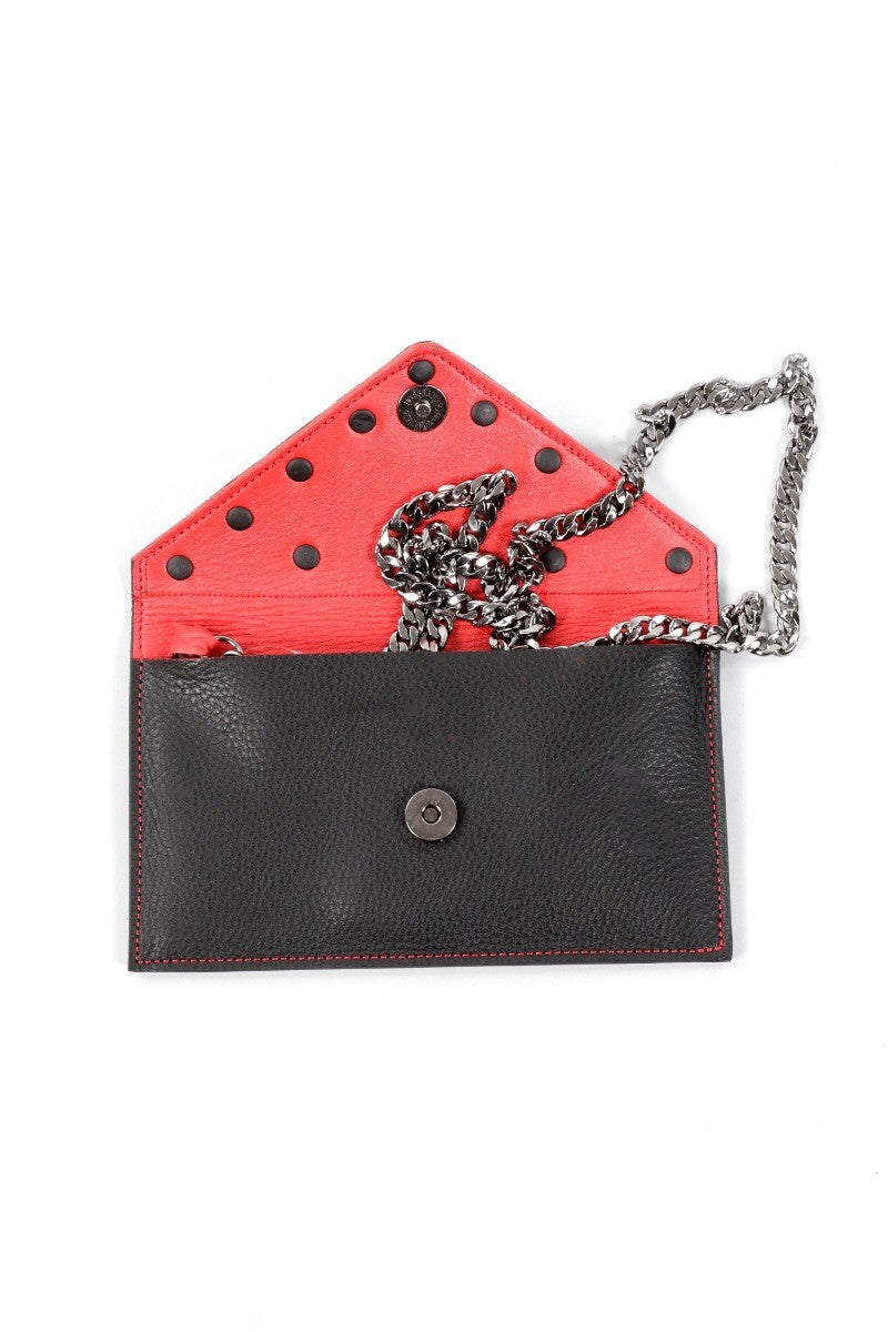 Montana Mini Crossbody - Black & Red