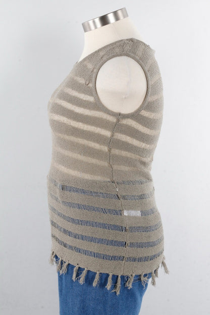 Boucle Yarn Cami - Celadon