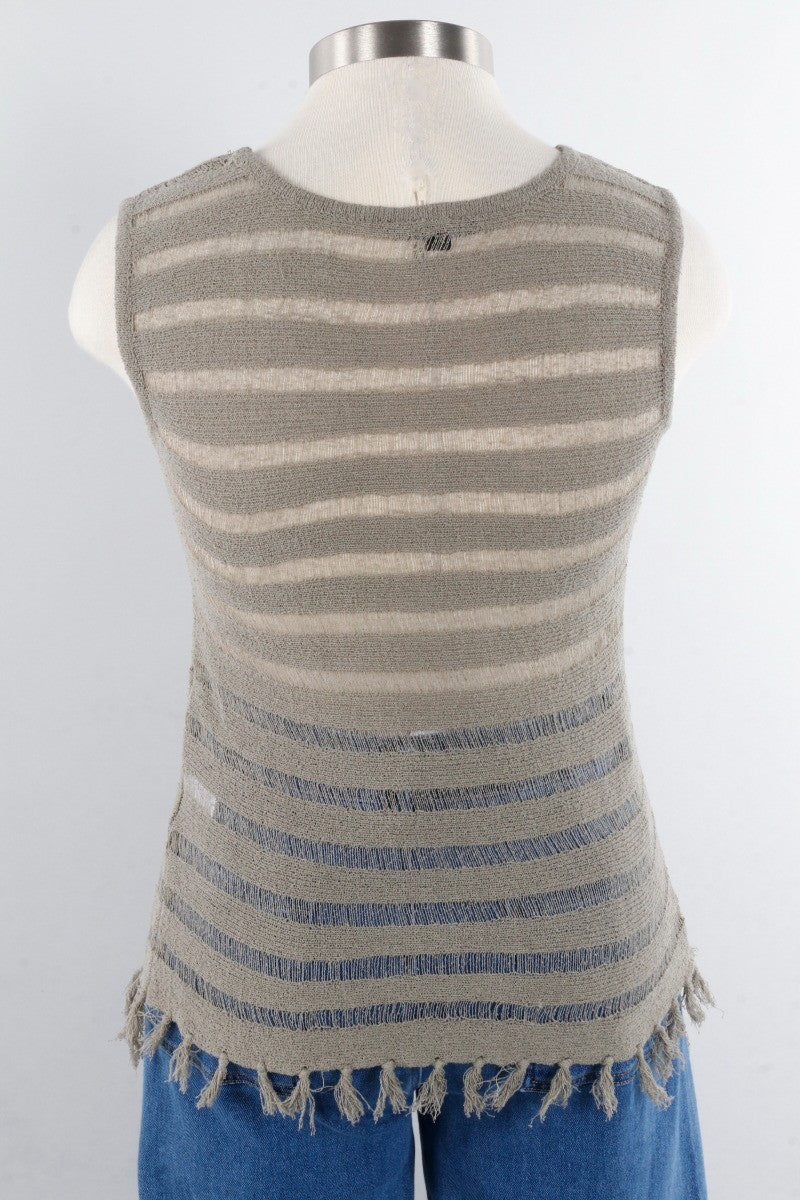 Boucle Yarn Cami - Celadon