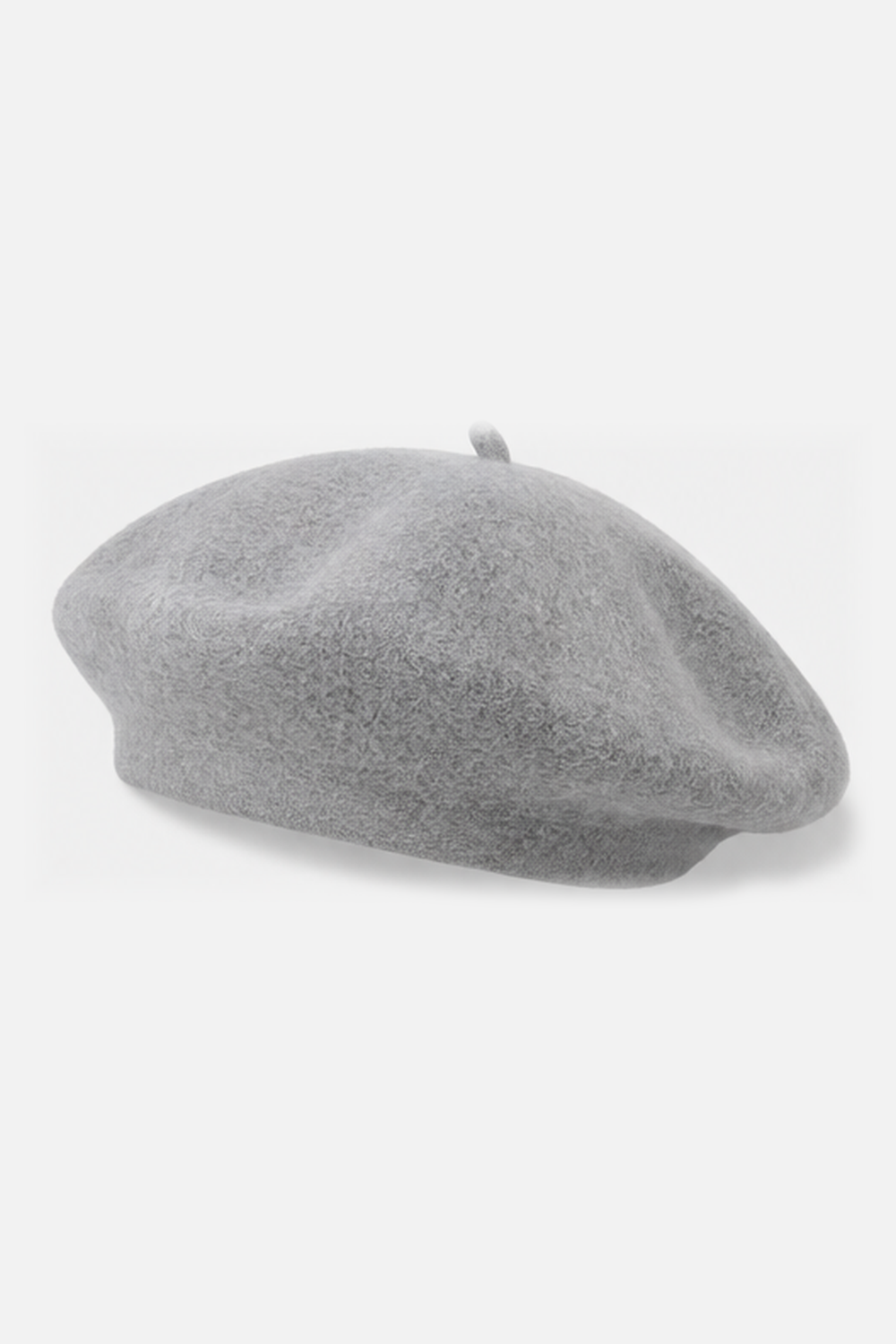 Classic Wool Beret - Grey