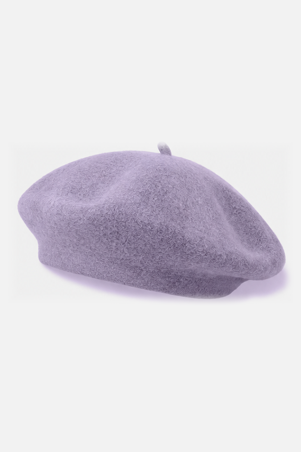 Classic Wool Beret - Lavender