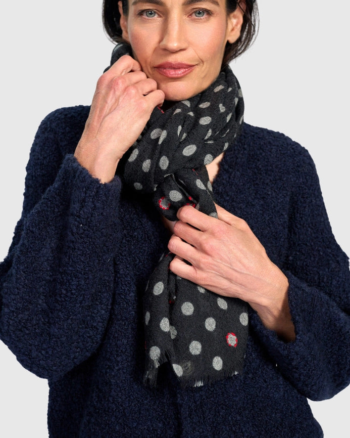 Patty Scarf - Midnight Dot