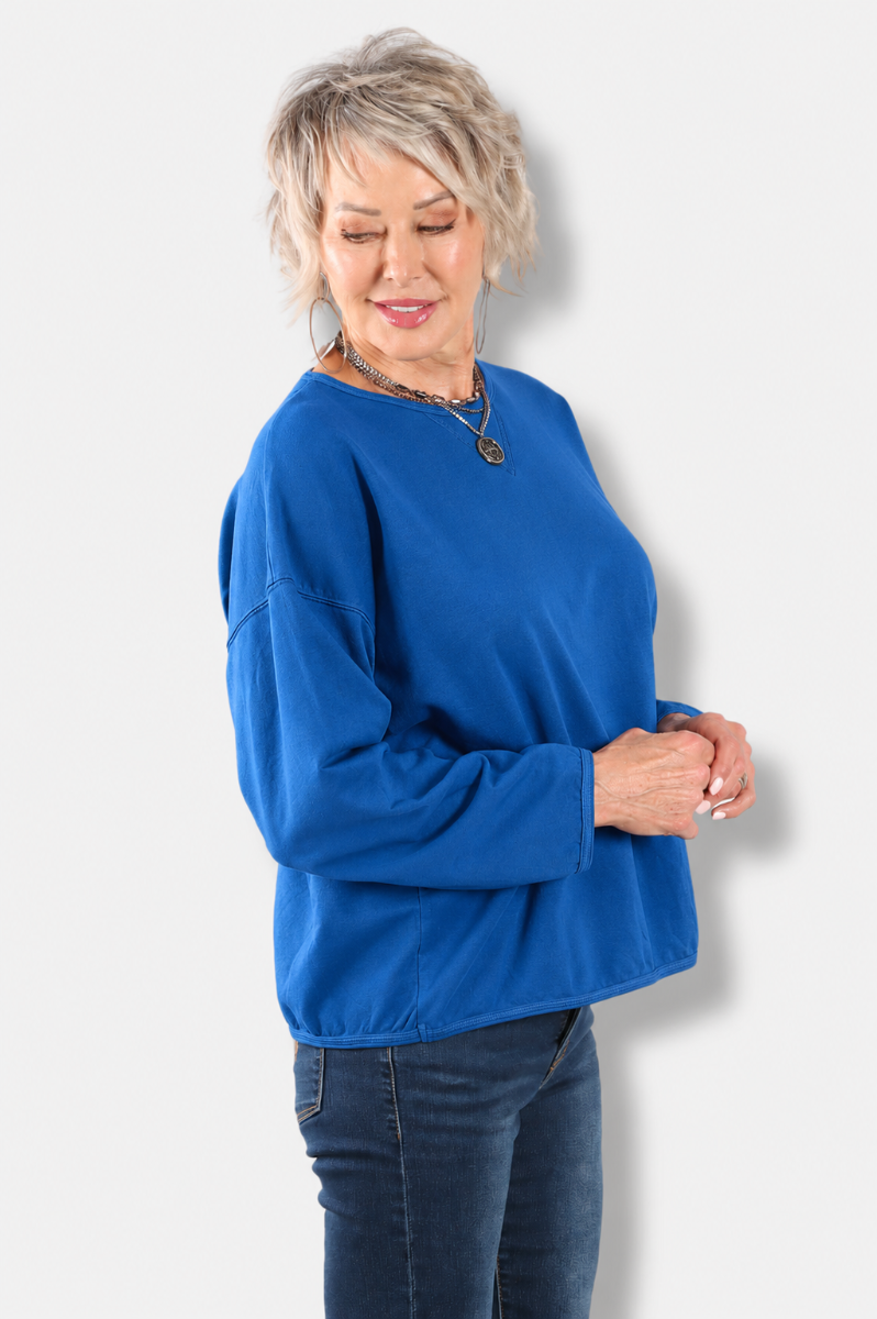 Stretch Terry Sweatshirt - Bay