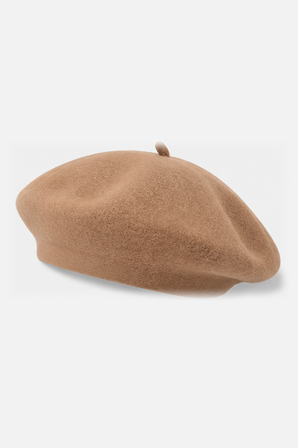 Classic Wool Beret - Camel