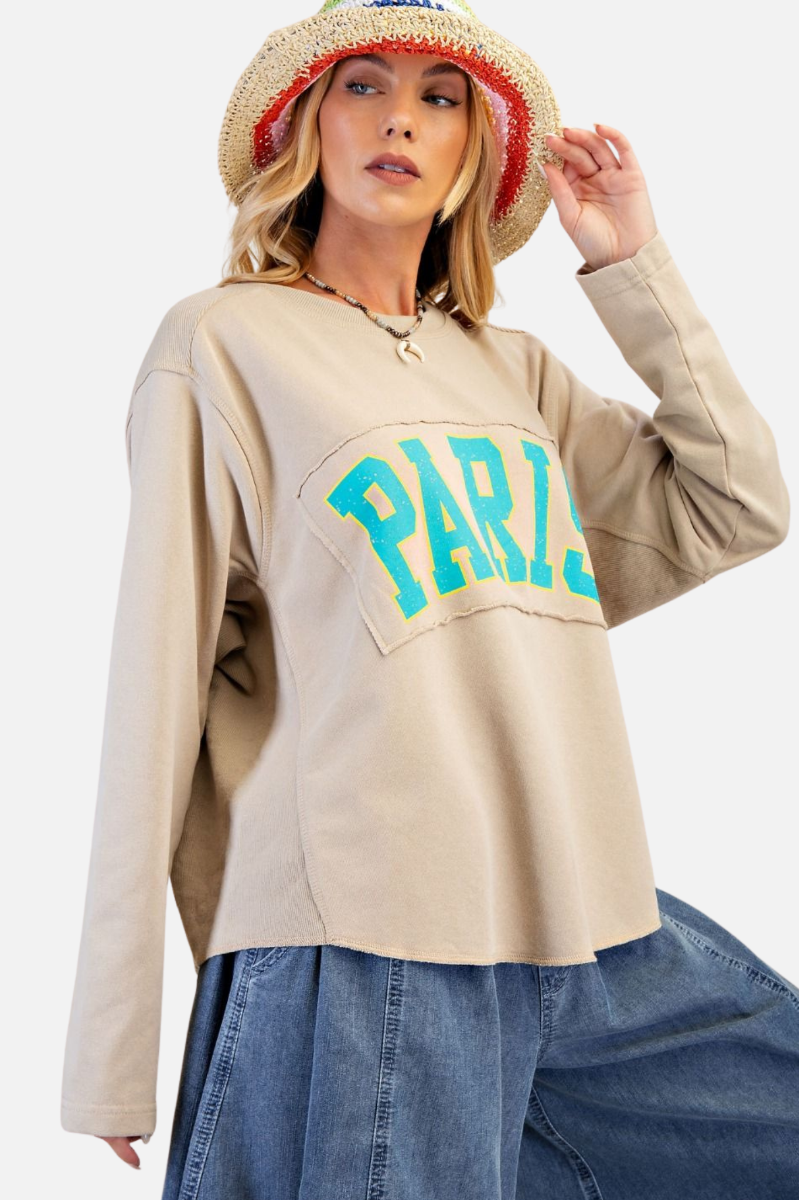 Terry Pullover - Mushroom