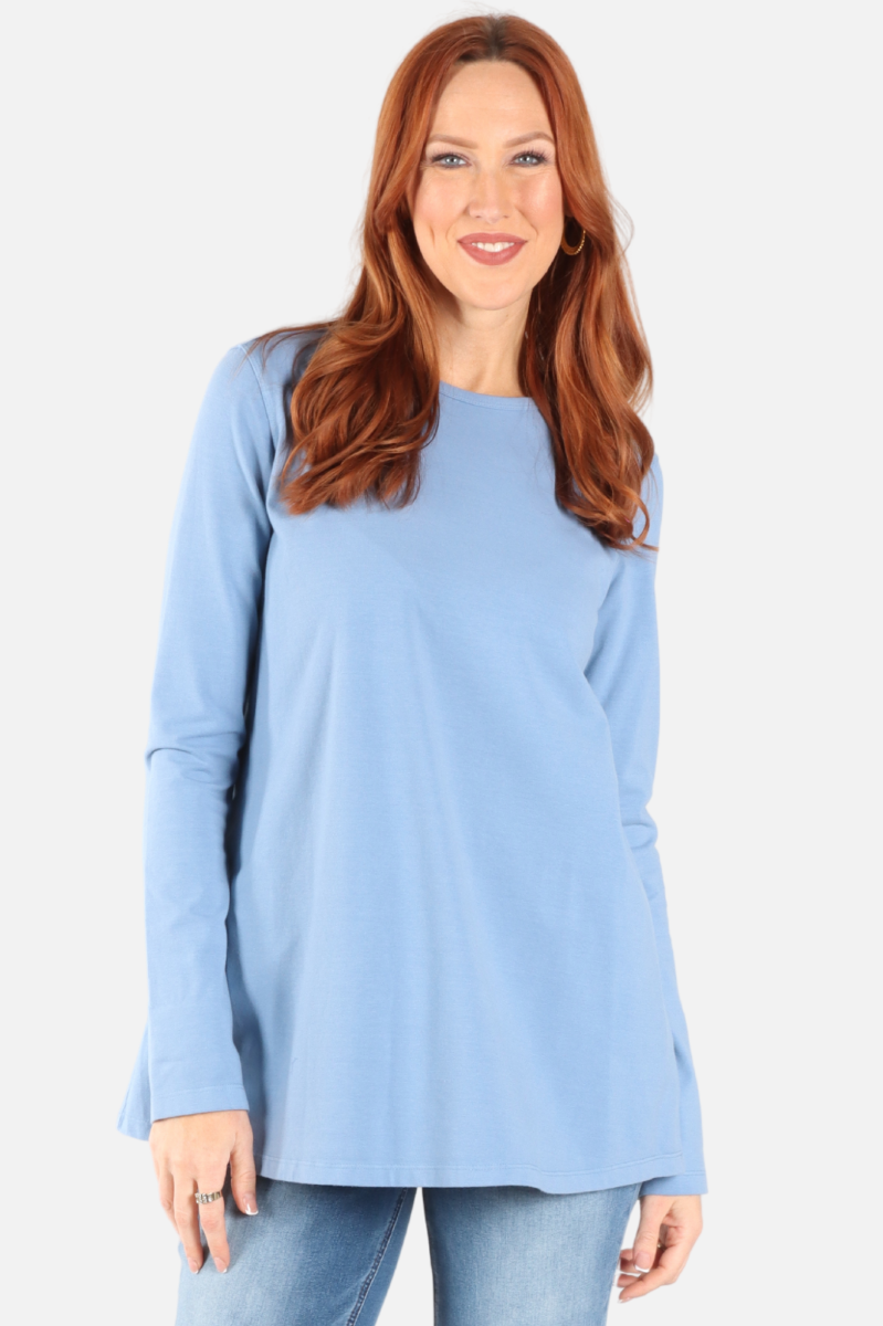 Stretch Knit A-Line Tunic - Reflection