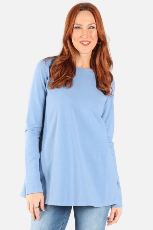 Stretch Knit A-Line Tunic - Reflection
