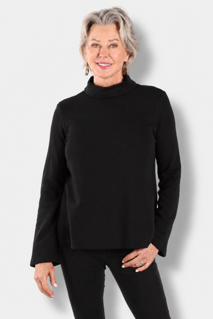 Marla Shirt - Black Fleece