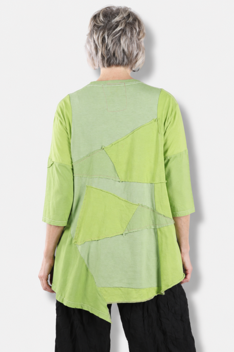 Triangle Tee - Lime Green #1