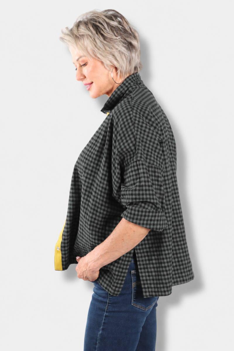 Big Shirt - Konbu Check
