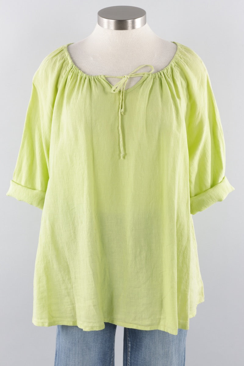Peasant Top - Kiwi