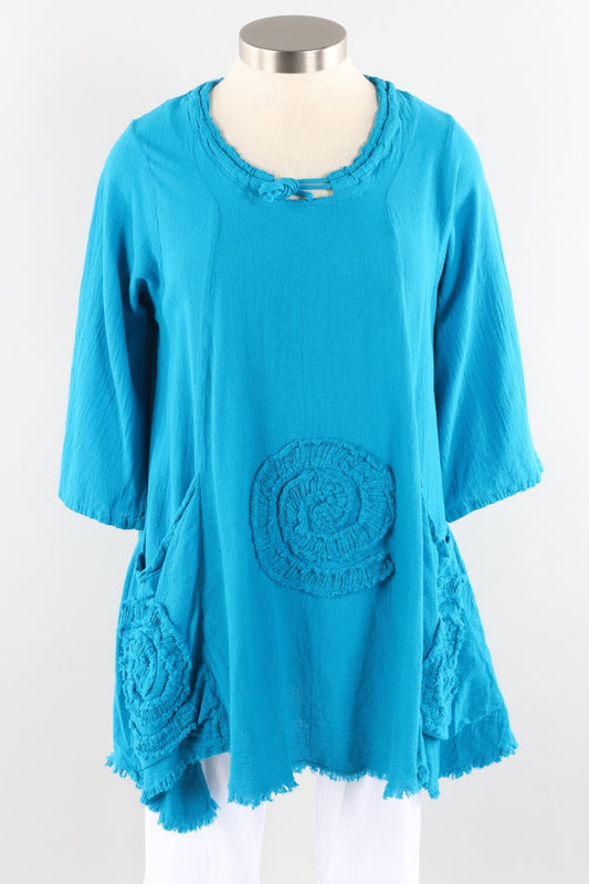 Circle Top - Turquoise