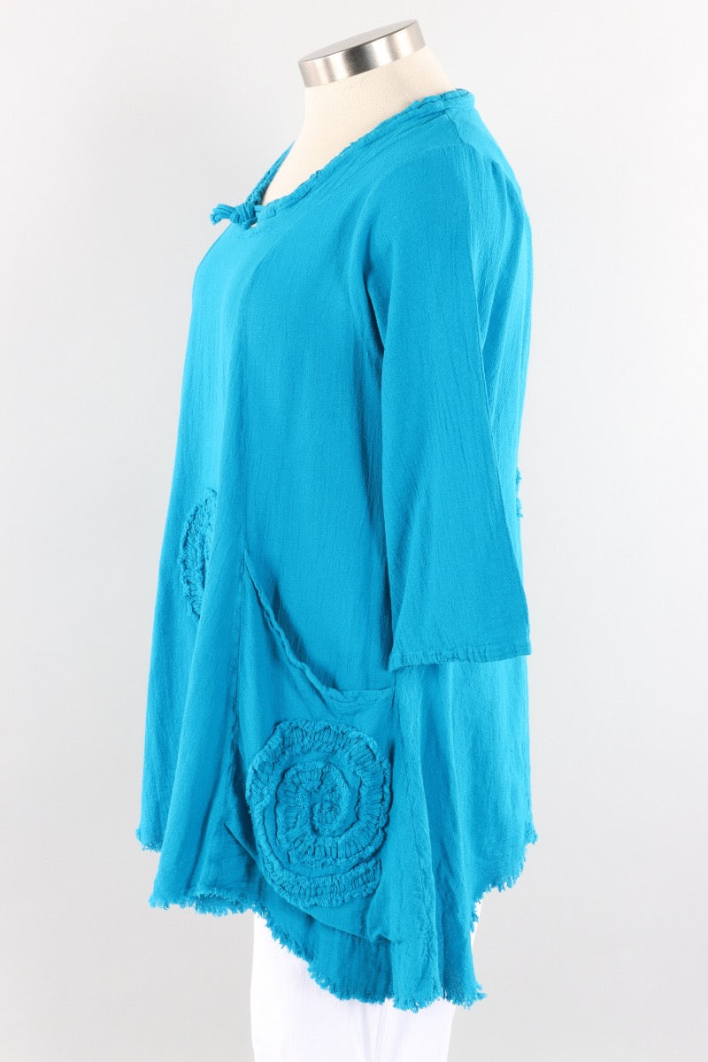 Circle Top - Turquoise